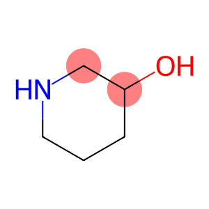 (3R)-3-hydroxypiperidinium