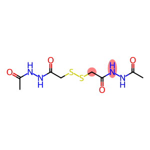 Hydrazine, 1,1'-[dithiobis(methylenecarbonyl)]bis[2-acetyl- (7CI,8CI)