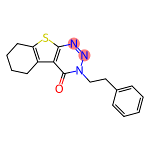 3-(2-phenylethyl)-5,6,7,8-tetrahydro[1]benzothieno[2,3-d][1,2,3]triazin-4(3H)-one