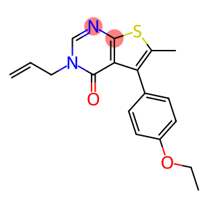 3-allyl-5-(4-ethoxyphenyl)-6-methylthieno[2,3-d]pyrimidin-4(3H)-one