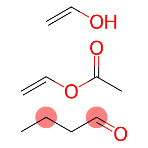 Acetic acid ethenyl ester, polymer with ethenol, cyclic acetal with butanal