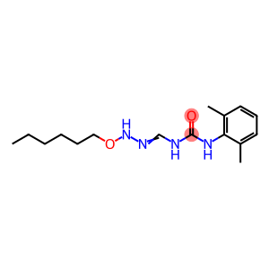 N-(2,6-Dimethylphenyl)-N'-[(hexyloxyamino)(imino)methyl]urea