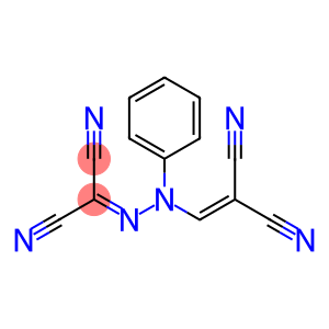 Propanedinitrile, [(2,2-dicyanoethenyl)phenylhydrazono]- (9CI)