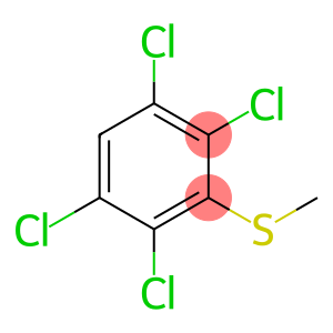 2,3,5,6-tetrachlorothioanisol, 2,3,5,6-tetrachlorophenyl methyl thioether