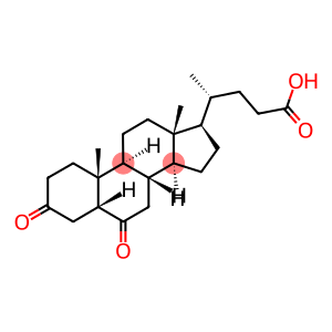 3,6-dioxo-5-beta-cholan-24-oic acid