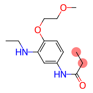 N-[3-(Ethylamino)-4-(2-methoxyethoxy)phenyl]propanamide