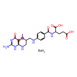 5-Methyltetrahydrofolic  acid  barium  salt