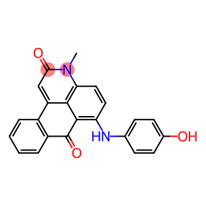 6-[(4-Hydroxyphenyl)amino]-3-methyl-3H-dibenz[f,ij]isoquinoline-2,7-dione