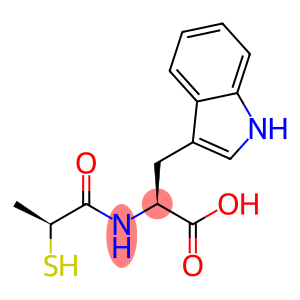 L-Tryptophan, N-[(2S)-2-mercapto-1-oxopropyl]-