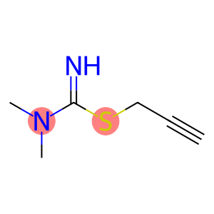 Carbamimidothioic acid, N,N-dimethyl-, 2-propynyl ester (9CI)