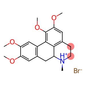 (R)-5,6,6a,7-tetrahydro-1,2,9,10-tetramethoxy-6-methyl-4H-dibenzo[de,g]quinolinium bromide