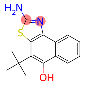 Naphtho[1,2-d]thiazol-5-ol,  2-amino-4-(1,1-dimethylethyl)-