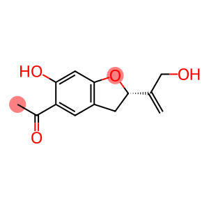 Ethanone, 1-[(2S)-2,3-dihydro-6-hydroxy-2-[1-(hydroxymethyl)ethenyl]-5-benzofuranyl]-