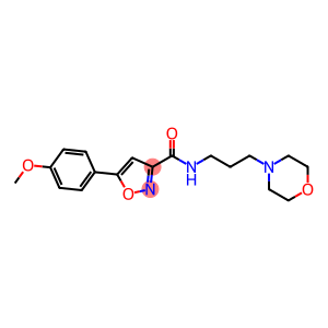 3-Isoxazolecarboxamide, 5-(4-methoxyphenyl)-N-[3-(4-morpholinyl)propyl]-