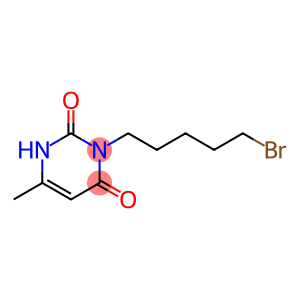 2,4(1H,3H)-Pyrimidinedione, 3-(5-bromopentyl)-6-methyl-