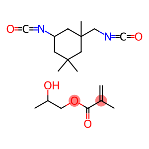 2-Propenoic acid, 2-methyl-, 2-hydroxypropyl ester, polymer with 5-isocyanato-1-(isocyanatomethyl) -1,3,3-trimethylcyclohexane