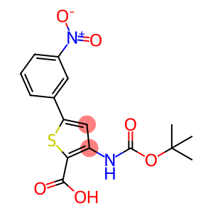 2-Thiophenecarboxylic acid, 3-[[(1,1-dimethylethoxy)carbonyl]amino]-5-(3-nitrophenyl)-