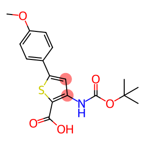 2-Thiophenecarboxylic acid, 3-[[(1,1-dimethylethoxy)carbonyl]amino]-5-(4-methoxyphenyl)-