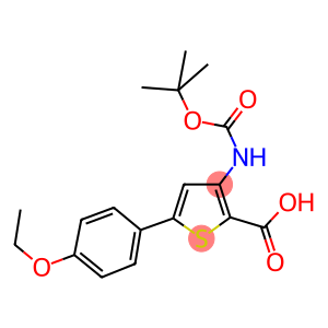 3-TERT-BUTOXYCARBONYLAMINO-5-(4-ETHOXYPHENYL)THIOPHENE-2-CARBOXYLIC ACID