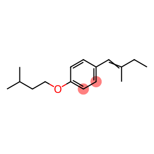 Benzene, 1-(2-methyl-1-buten-1-yl)-4-(3-methylbutoxy)-