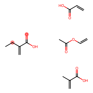 2-Propenoic acid, 2-methyl-, polymer with ethenyl acetate, ethyl 2-propenoate and 2-propenoic acid