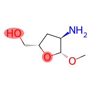 beta-D-erythro-Pentofuranoside, methyl 2-amino-2,3-dideoxy- (9CI)