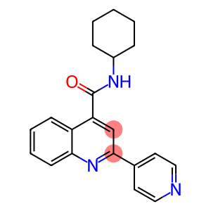 N-cyclohexyl-2-(pyridin-4-yl)quinoline-4-carboxamide