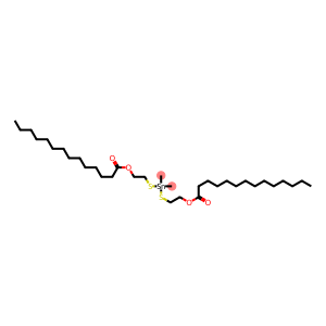 Bistetradecanoic acid (dimethylstannylene)bis(thio-2,1-ethanediyl) ester