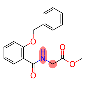 Glycine, N-[2-(phenylmethoxy)benzoyl]-, methyl ester