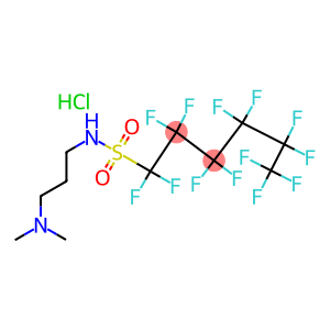 1-Hexanesulfonamide, N-[3-(dimethylamino)propyl] -1,1,2,2,3,3,4,4,5,5,6,6,6-tridecafluoro-, monohydrochloride