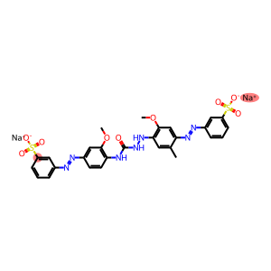 disodium 3-[[3-methoxy-4-[[[2-methoxy-5-methyl-4-[(3-sulphonatophenyl)azo]anilino]carbamoyl]amino]phenyl]azo]benzenesulphonate