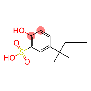 2-Hydroxy-5-(1,1,3,3-tetramethylbutyl)benzenesulfonic acid