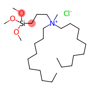 Didecyl methyl-(3-trimethoxysilyl)propyl ammonium chloride