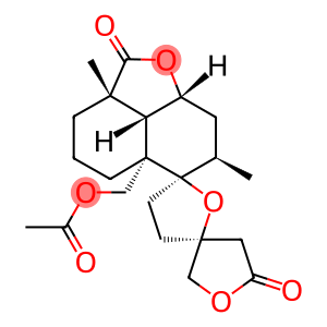 (2''aS,3S,5'R,8''aα,8''bα)-Decahydro-5''aβ-acetoxymethyl-2''a,7''α-dimethyldispiro[furan-3(2H),2'(5'H)-furan-5',6''-[6H]naphtho[1,8-bc]furan]-2'',5(2''aH,4H)-dione