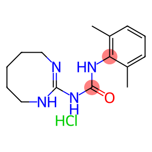 Urea, N-(2,6-dimethylphenyl)-N'-(1,4,5,6,7,8-hexahydro-1,3-diazocin-2-yl)-, hydrochloride (1:1)