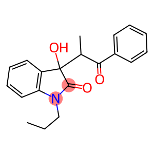 3-hydroxy-3-(1-methyl-2-oxo-2-phenylethyl)-1-propyl-1,3-dihydro-2H-indol-2-one