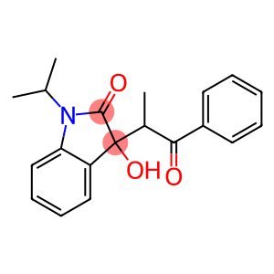 3-hydroxy-1-isopropyl-3-(1-methyl-2-oxo-2-phenylethyl)-1,3-dihydro-2H-indol-2-one