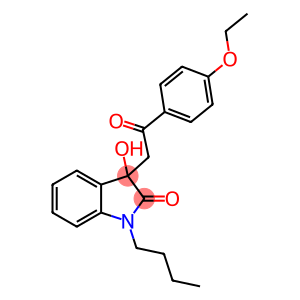 1-butyl-3-[2-(4-ethoxyphenyl)-2-oxoethyl]-3-hydroxy-1,3-dihydro-2H-indol-2-one