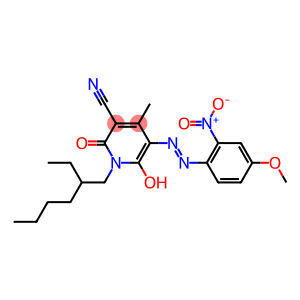 1-(2-ethylhexyl)-1,2-dihydro-6-hydroxy-5-[(4-methoxy-2-nitrophenyl)azo]-4-methyl-2-oxonicotinonitrile