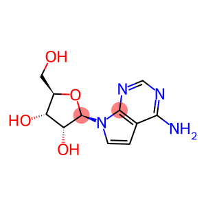 4-amino-7-beta-d-ribofuranosyl-7h-pyrrolo(2,3-d)pyrimidine