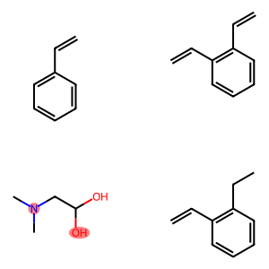 Benzene, diethenyl-, polymer with ethenylbenzene and ethenylethylbenzene, chloromethylated, 2-(dimethylamino)ethanol-quaternized, hydroxide