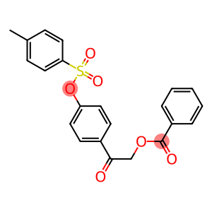 2-(4-{[(4-methylphenyl)sulfonyl]oxy}phenyl)-2-oxoethyl benzoate