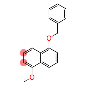 Naphthalene, 1-methoxy-5-(phenylmethoxy)-