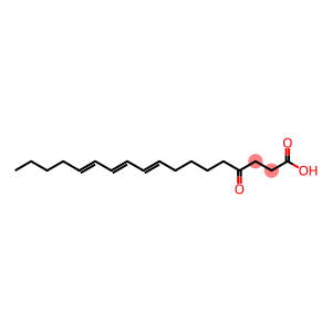 9,11,13-Octadecatrienoic acid, 4-oxo-, (9E,11E,13E)-