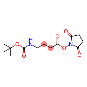 Butanoic acid, 4-[[(1,1-dimethylethoxy)carbonyl]amino]-, 2,5-dioxo-1-pyrrolidinyl ester