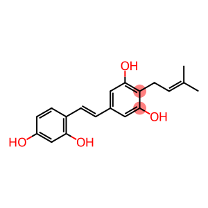 1,3-Benzenediol, 5-[(1E)-2-(2,4-dihydroxyphenyl)ethenyl]-2-(3-methyl-2-buten-1-yl)-