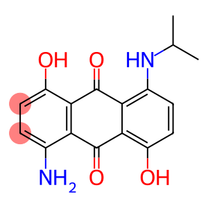 1-amino-4,8-dihydroxy-5-[(1-methylethyl)amino]anthraquinone