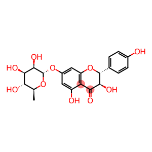 4H-1-Benzopyran-4-one, 7-[(6-deoxy-α-L-mannopyranosyl)oxy]-2,3-dihydro-3,5-dihydroxy-2-(4-hydroxyphenyl)-, (2R,3R)-