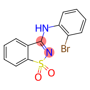 1,2-Benzisothiazol-3-amine, N-(2-bromophenyl)-, 1,1-dioxide