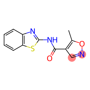 4-Isoxazolecarboxamide,N-2-benzothiazolyl-5-methyl-(9CI)